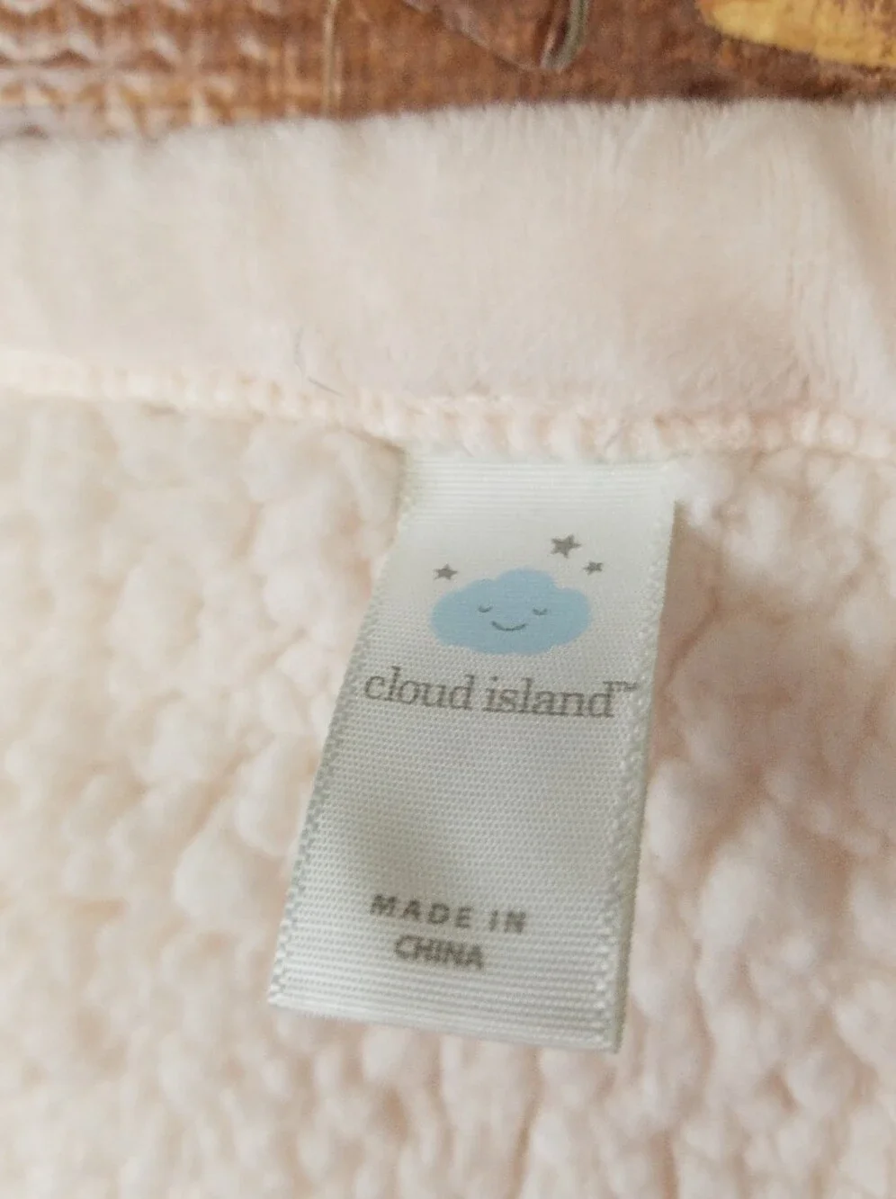NWOT Target Cloud Island Soft Cream Plush Baby Blanket Fleece